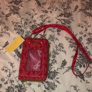Michael Kors crossbody wallet with phone holder